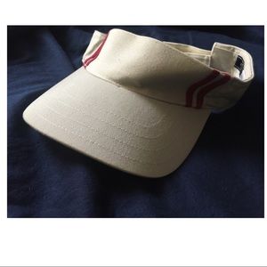 Minimal Sporty SONOMA Visor Off White Red Stripes